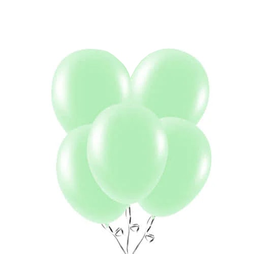 Mint Green Biodegradable Latex Balloons 23cm / 9 in - Pack of 20 Product Image