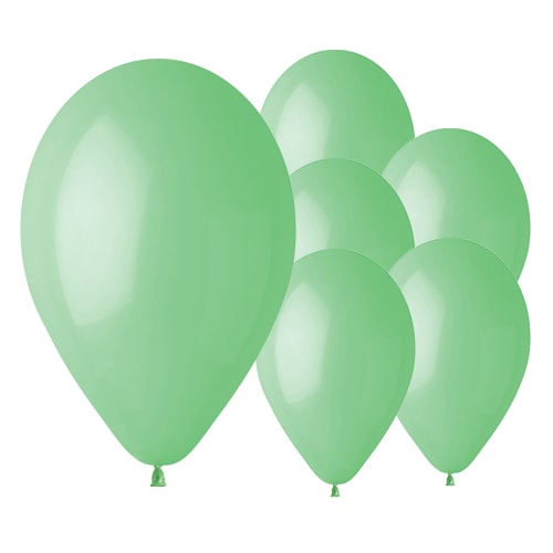 Mint Green Biodegradable Latex Balloons 33cm / 13 in - Pack of 50 Product Image