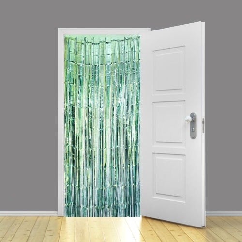 Mint Green Foil Door Curtain Backdrop 95cm x 200cm - Pack of 10 Product Gallery Image