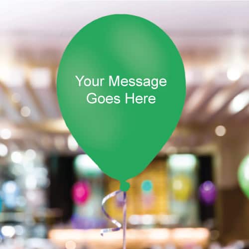 Mint-Green Personalised 11 Inch Latex - 35 Balloons