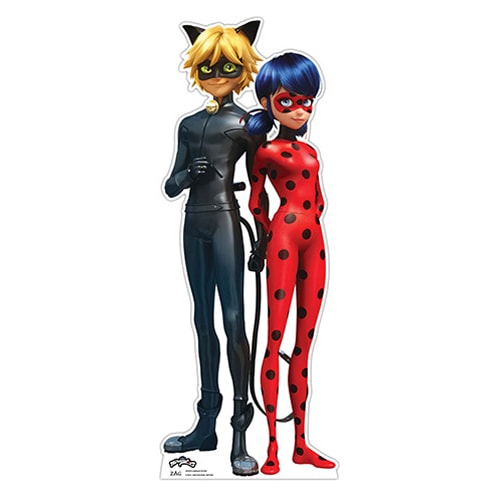 Miraculous Ladybug & Cat Noir: The Movie Star Mini Cardboard Cutout 95cm Product Gallery Image