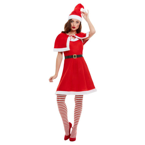 Miss Santa Claus Christmas Fancy Dress Costume Ladies Extra Small - UK 4-6 Product Gallery Image