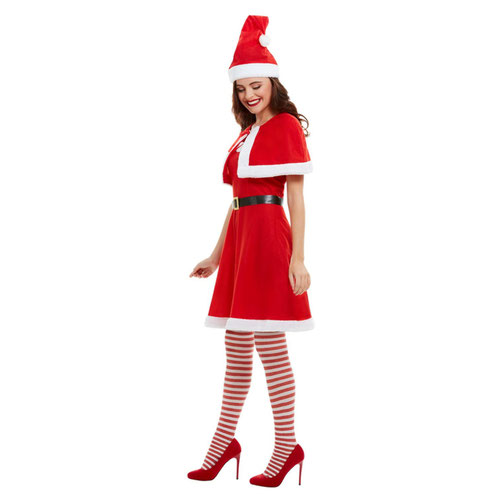 Miss Santa Claus Christmas Fancy Dress Costume Ladies Medium - UK 12-14 Product Gallery Image