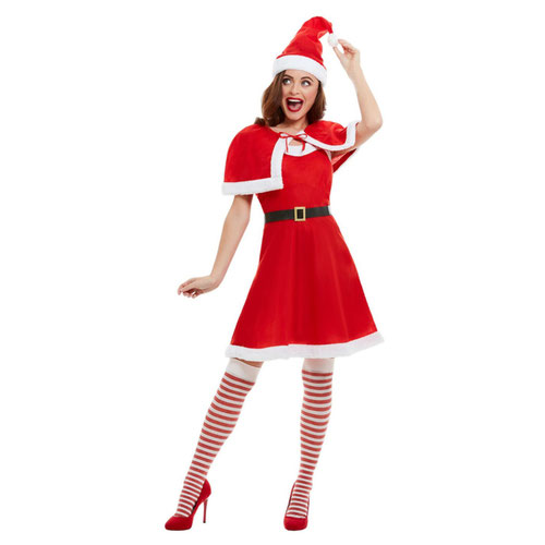 Miss Santa Claus Christmas Fancy Dress Costume Ladies Extra Small - UK 4-6 Product Gallery Image