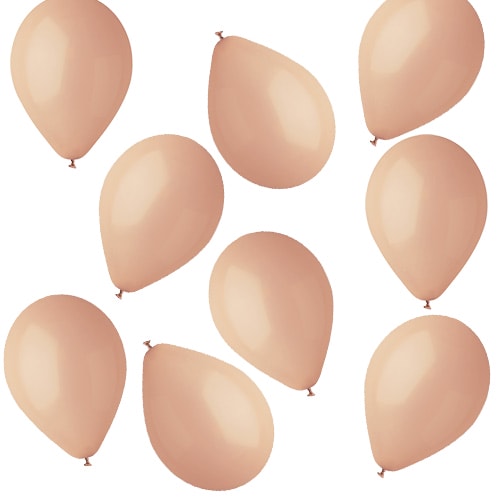 Misty Rose Pink Biodegradable Mini Latex Balloons 13cm / 5 in - Pack of 50 Product Gallery Image