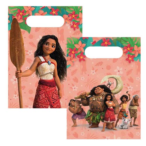Moana II Sailing Spirit Disney Paper Party Bags - Pack of 4