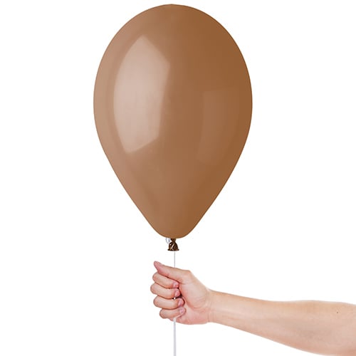 Mocha Brown Bio Latex Balloons 33cm / 13 in - Pack of 10 Product Gallery Image