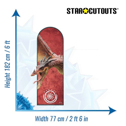 Monstrous Nightmare How To Train Your Dragon Live Action Single Backdrop Cardboard Cutout 182cm Product Gallery Image