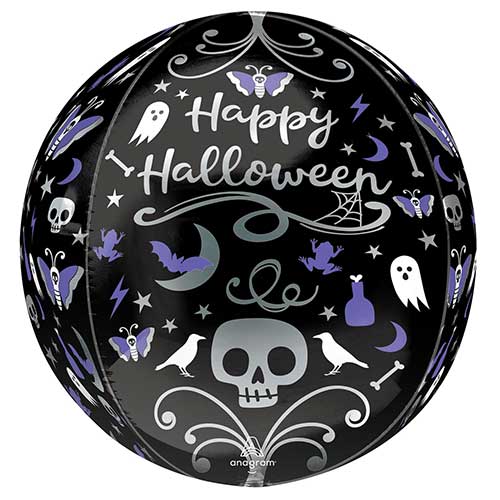 Moonlight Halloween Orbz Foil Helium Balloon 38cm / 15 in Product Gallery Image