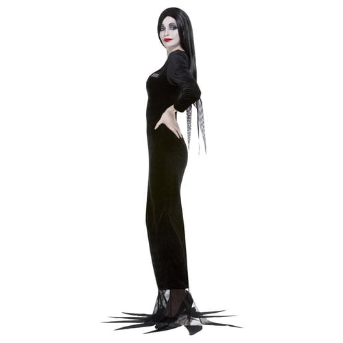 Morticia Addams Family Fancy Dress Costume Ladies Small - UK 8-10 Product Gallery Image