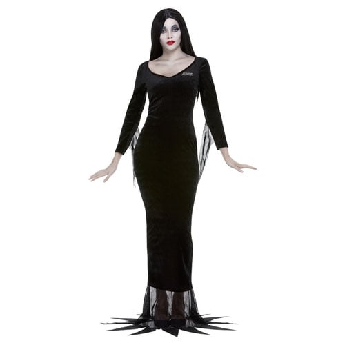 Morticia Addams Family Fancy Dress Costume Ladies Small - UK 8-10 Product Gallery Image
