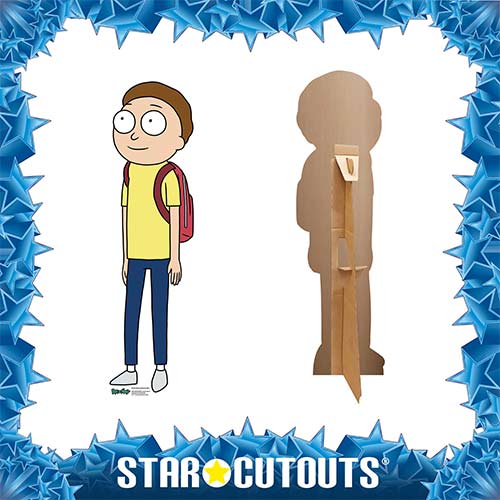 Morty Smith Rick and Morty Small Star Mini Cardboard Cutout 92cm Product Gallery Image