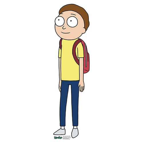 Morty Smith Rick and Morty Small Star Mini Cardboard Cutout 92cm Product Gallery Image