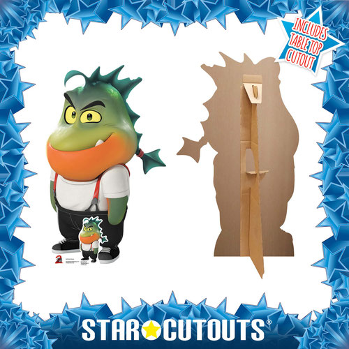Mr. Piranha The Bad Guys 2 Star Mini Cardboard Cutout 83cm Product Gallery Image