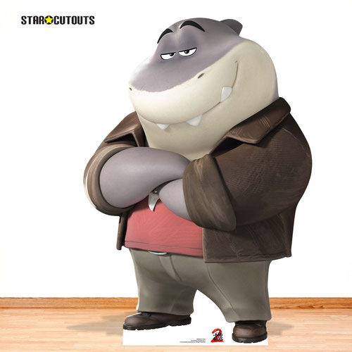 Mr Shark The Bad Guys 2 Lifesize Cardboard Cutout 136cm Product Gallery Image