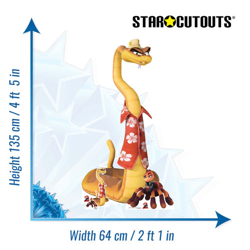 Mr. Snake and Ms. Tarantula The Bad Guys 2 Lifesize Cardboard Cutout 135cm Product Gallery Image