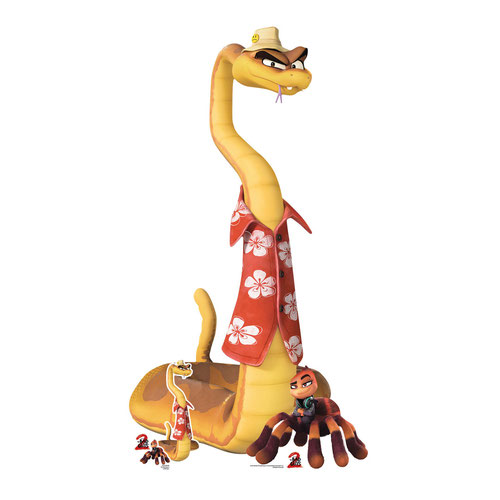 Mr. Snake and Ms. Tarantula The Bad Guys 2 Lifesize Cardboard Cutout 135cm Product Gallery Image