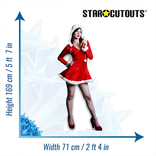 Mrs Christmas Lifesize Cardboard Cutout 169cm Product Gallery Image