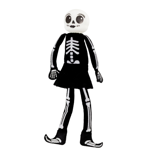 Mrs Skelly Boo Crew Halloween Doll with Long Legs 30cm