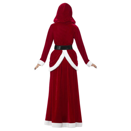 Ms Claus Deluxe Christmas Fancy Dress Costume Ladies Small - UK 8-10 Product Gallery Image