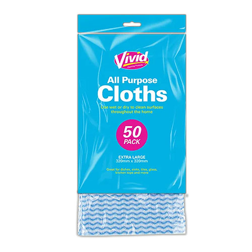 Multi Purpose Cloths - Pack of 50 Product Image