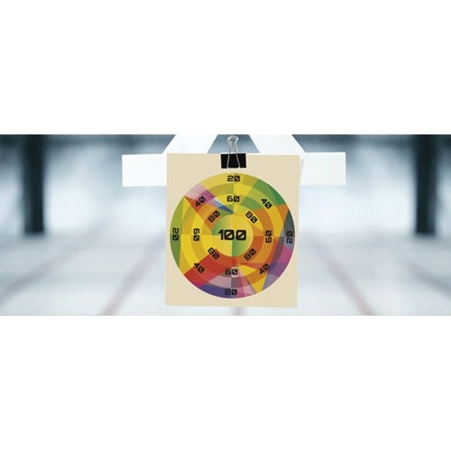 Multicolour Nurf Target PVC Party Sign Decoration Product Image