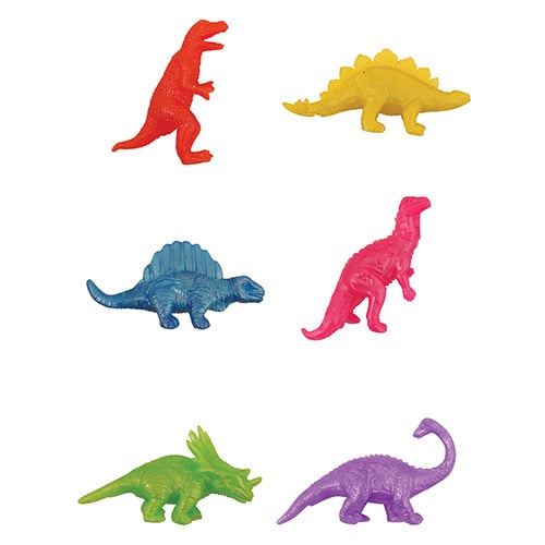 Multicolour Stretchy Dinosaurs - Pack of 12 Product Image