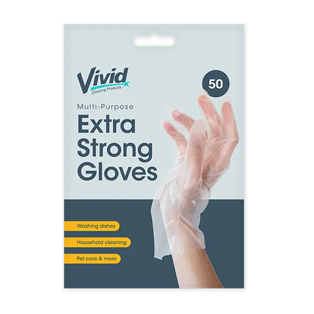 Multipurpose Extra Strong Gloves - Pack of 50