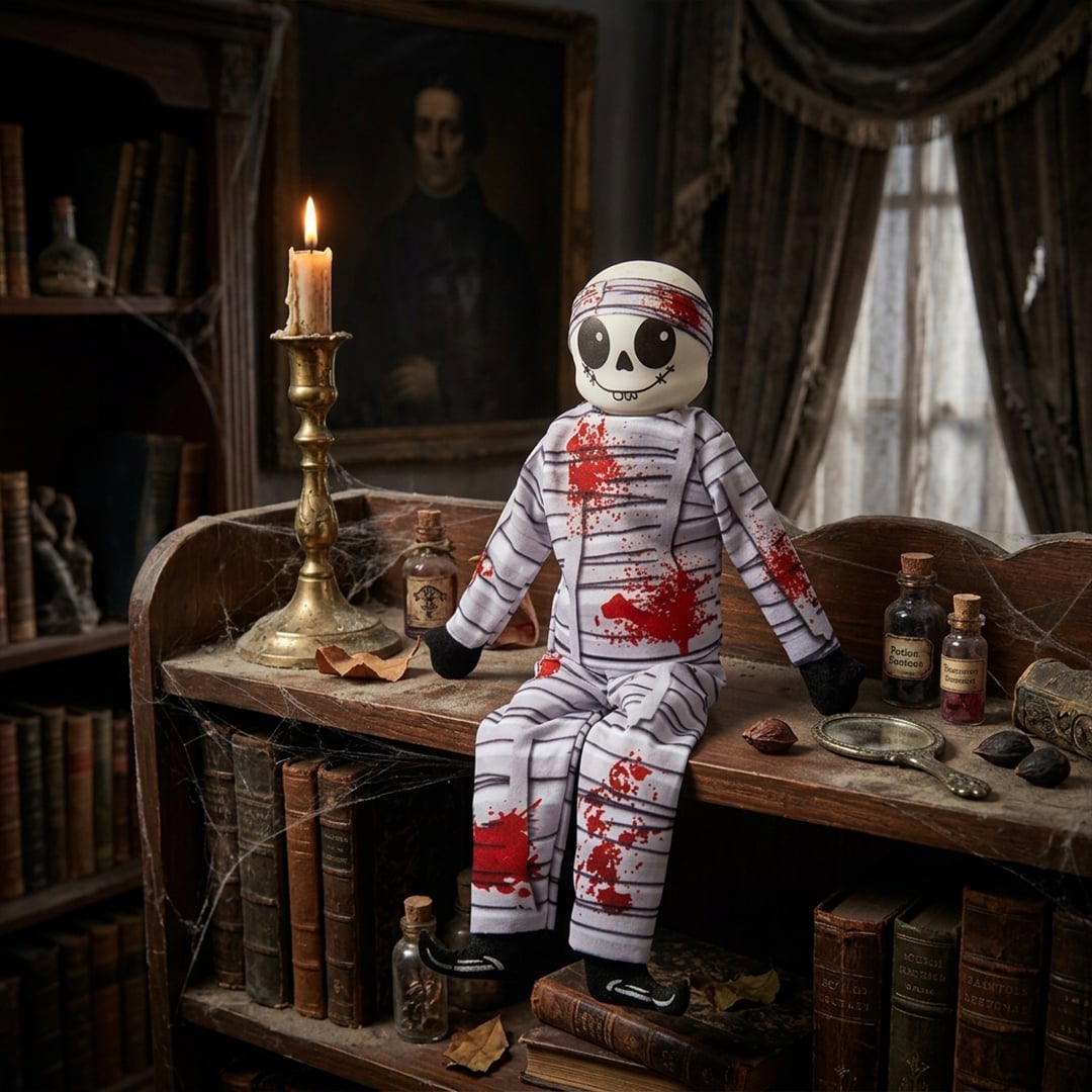 Mummy Outfit for Boo Crew Halloween Doll
