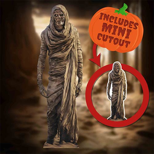 Mummy Skeleton Halloween Lifesize Cardboard Cutout 175cm Product Gallery Image