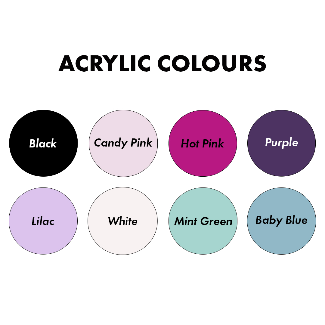 Music Microphone Acrylic Cake Charm Toppers - Pack of 6 Product Gallery Image