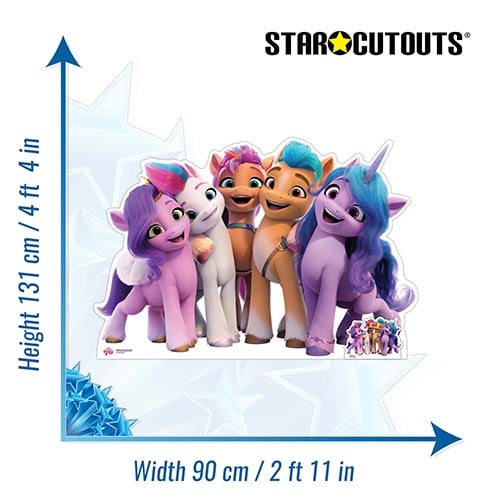 My Little Pony Group Cardboard Cutout 131cm Product Gallery Image