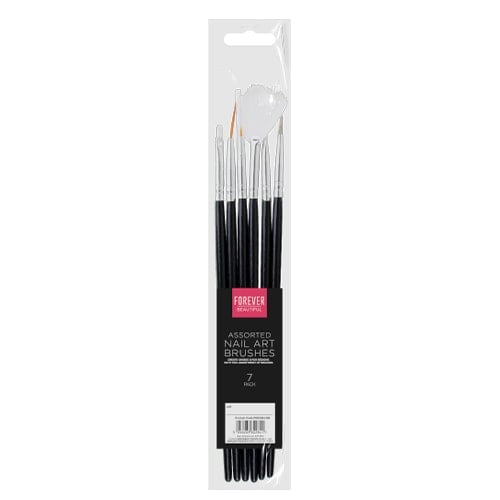 Nail Art Brushes - Pack of 7