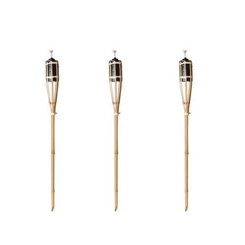 Natural Bamboo Garden Torch 60cm - Pack of 3 Product Gallery Image