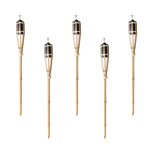 Natural Bamboo Garden Torch 60cm - Pack of 5 Product Gallery Image