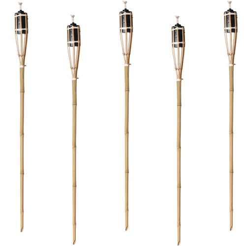Natural Bamboo Torch 120cm - Pack of 5 Product Gallery Image