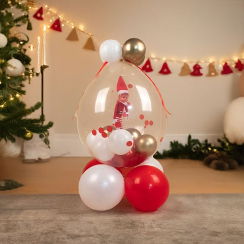Naughty Elf Arrival Stuffed Balloon Christmas Gift