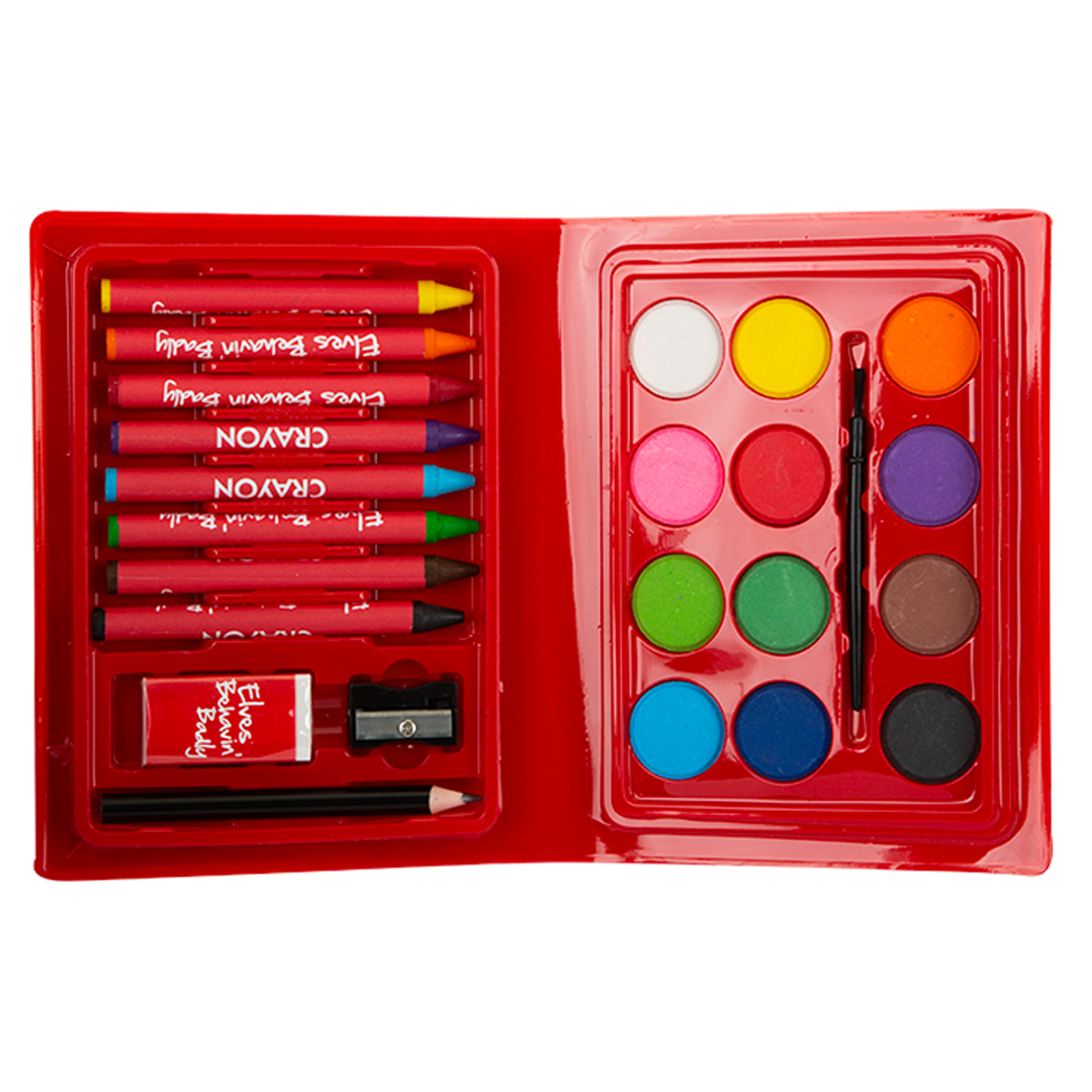 Naughty Christmas Elf Design Art Set Case View 2