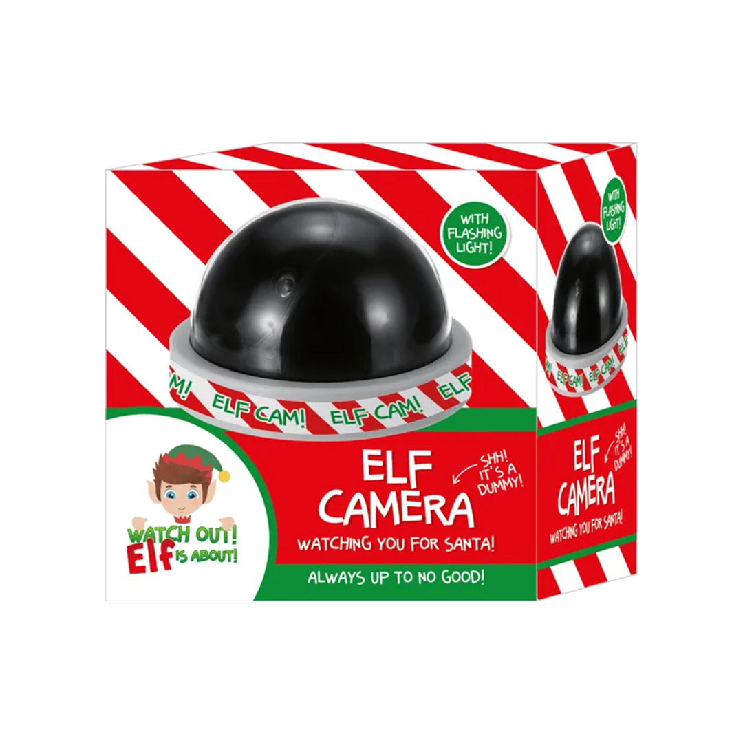 Naughty Elf Christmas Surveillance Camera with Flashing Light 12cm View 2