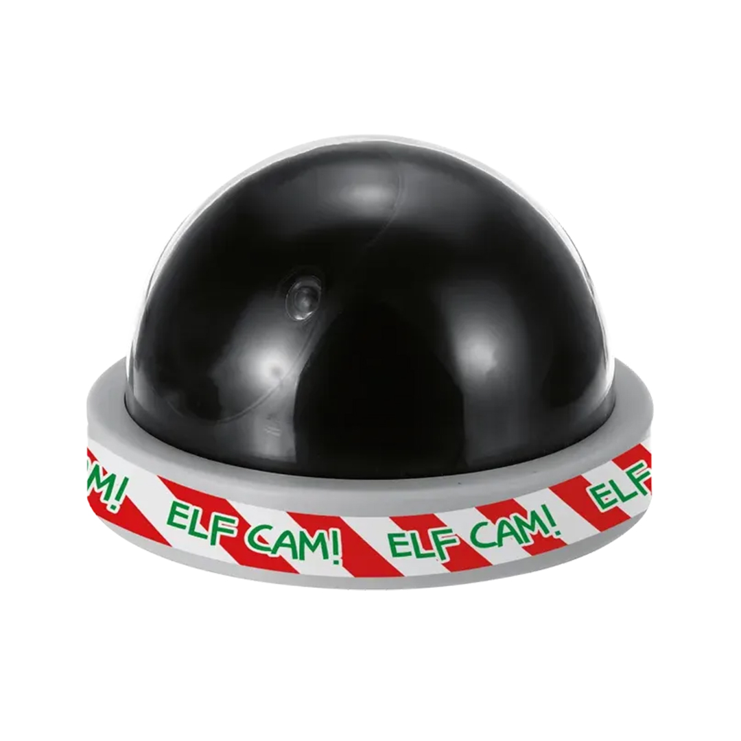 Naughty Elf Christmas Surveillance Camera with Flashing Light 12cm