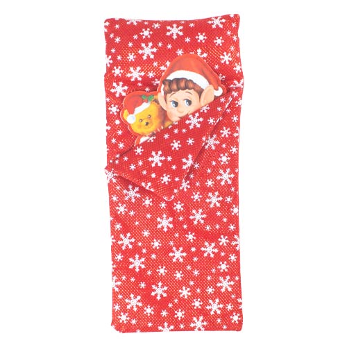 Naughty Christmas Elf Sleeping Bag with Pillow