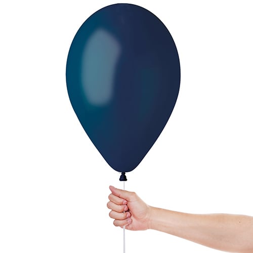 Navy Dark Blue Bio Latex Balloons 33cm / 13 in - Pack of 10 Product Gallery Image