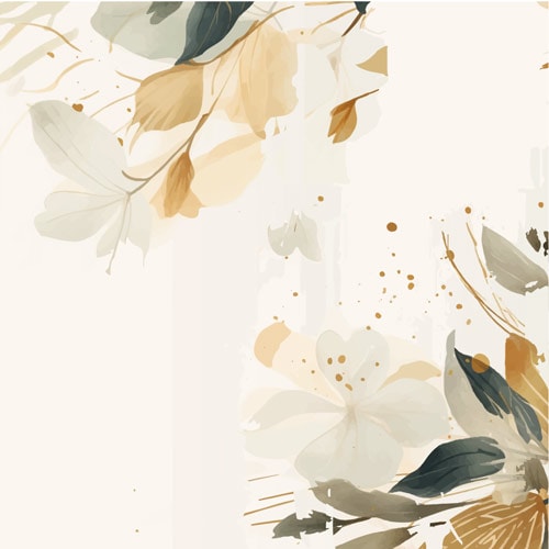 Neutral Foliage Design Square Sailboard Backdrop Product Gallery Image