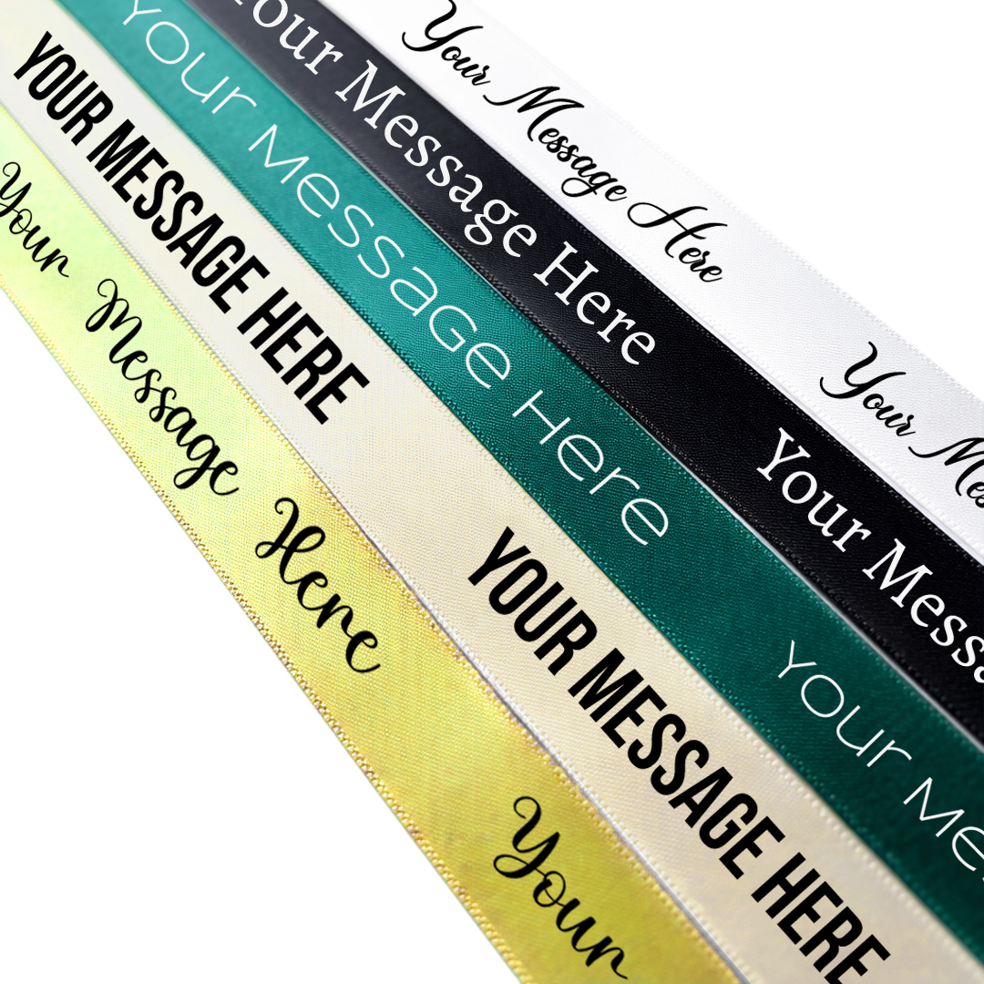 Personalised Ribbon Elan Single Faced Satin