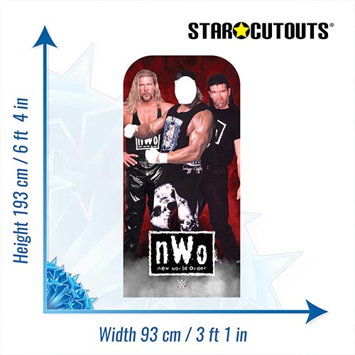 New World Order WWE Stand In Cardboard Cutout 193cm Product Gallery Image