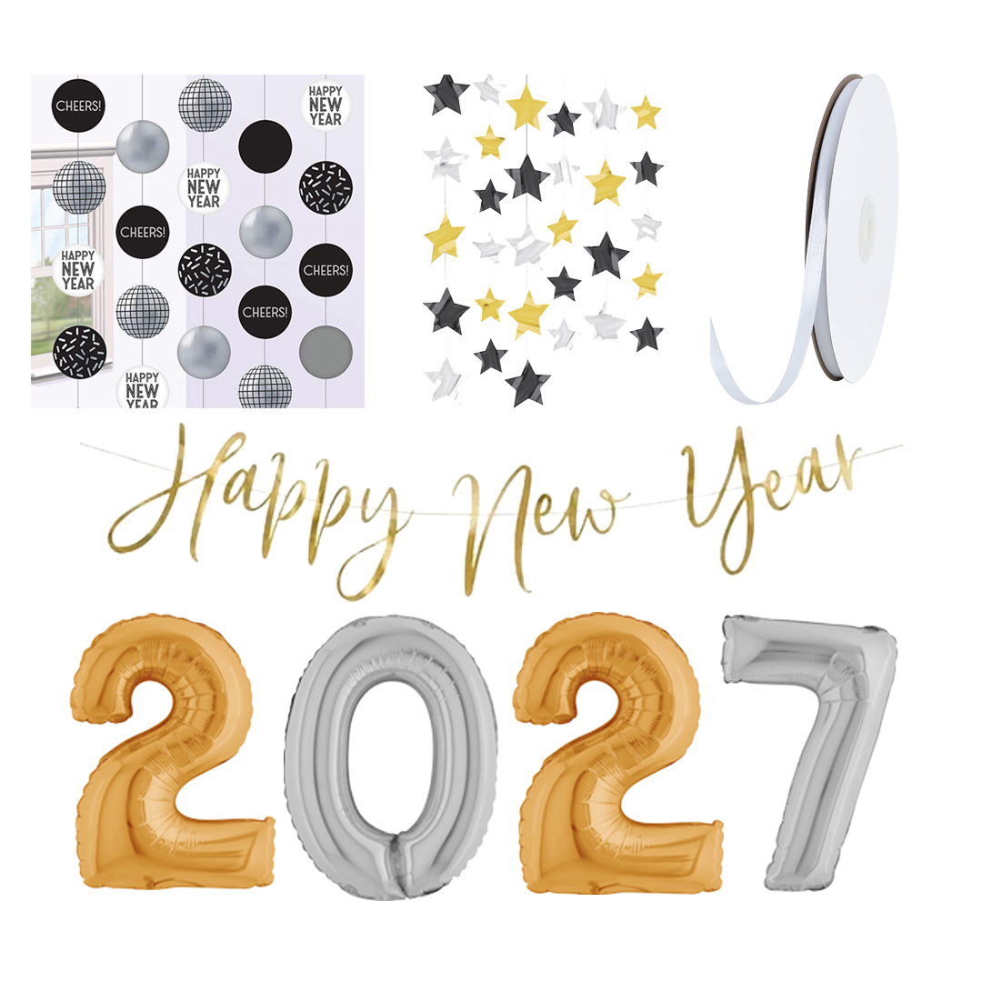 New Year's Eve Shop Window Decorating Kit View 2