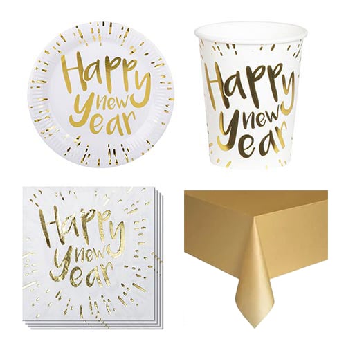 New Year Gold 6 Person Value Party Pack
