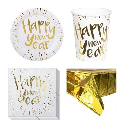 New Year Gold 6 Person Value Party Pack Product Image