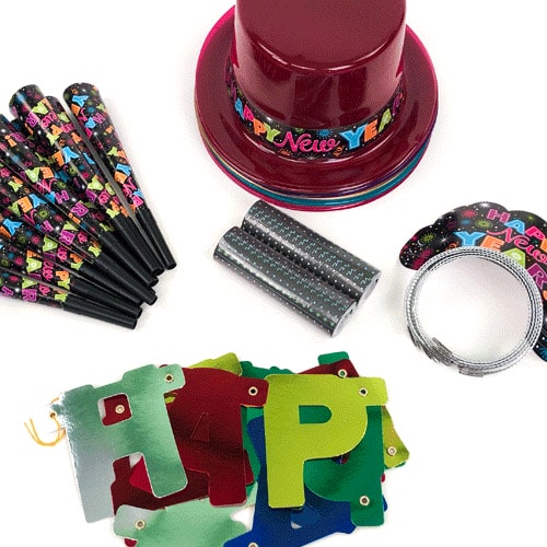 New Year's Eve Party Kit for 10 Product Gallery Image