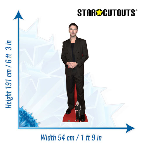 Nicholas Hoult Black Suit Lifesize Cardboard Cutout 191cm Product Gallery Image